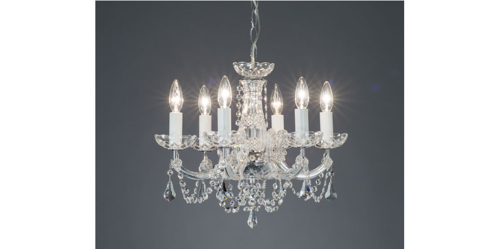 シャンデリア「ARL-2930SCH/6CR」約6畳用 ランプ別売【要施工取付