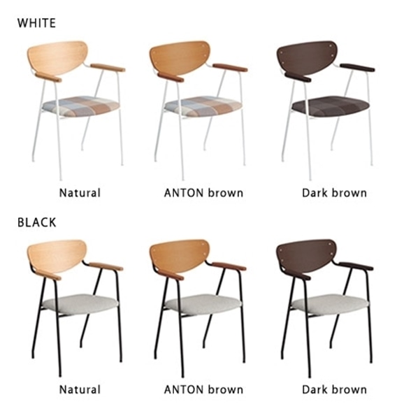 受注生産品】DJANGO ARM CHAIR Black｜リビング・ダイニングチェア