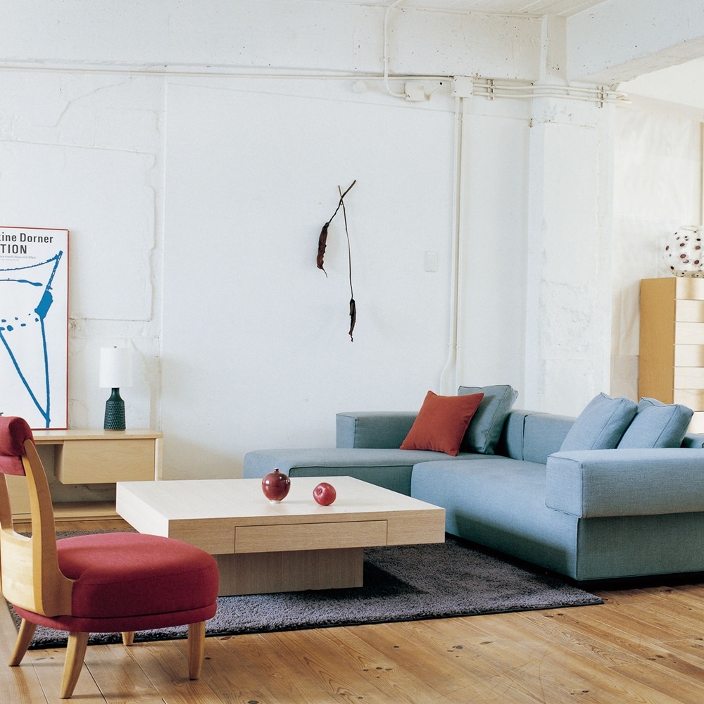 IDEE SQUARE スクエアシリーズ メープル材 サイド テーブル