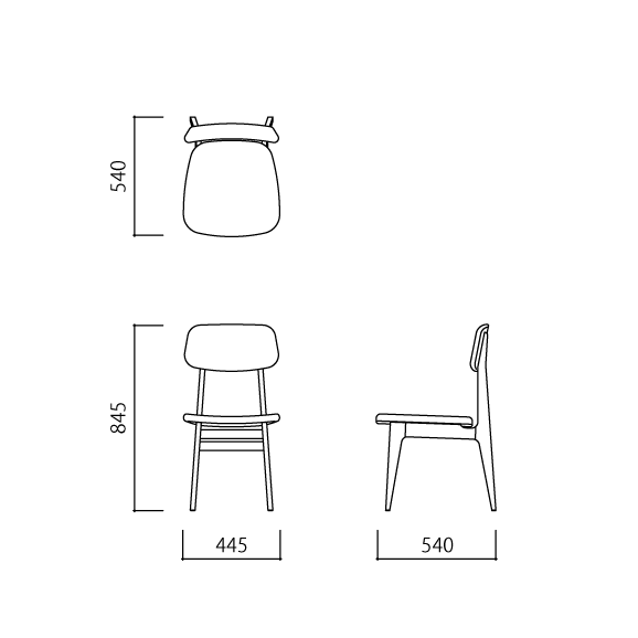 受注生産品】 LOOMIS CHAIR｜リビング・ダイニングチェア｜IDEE SHOP