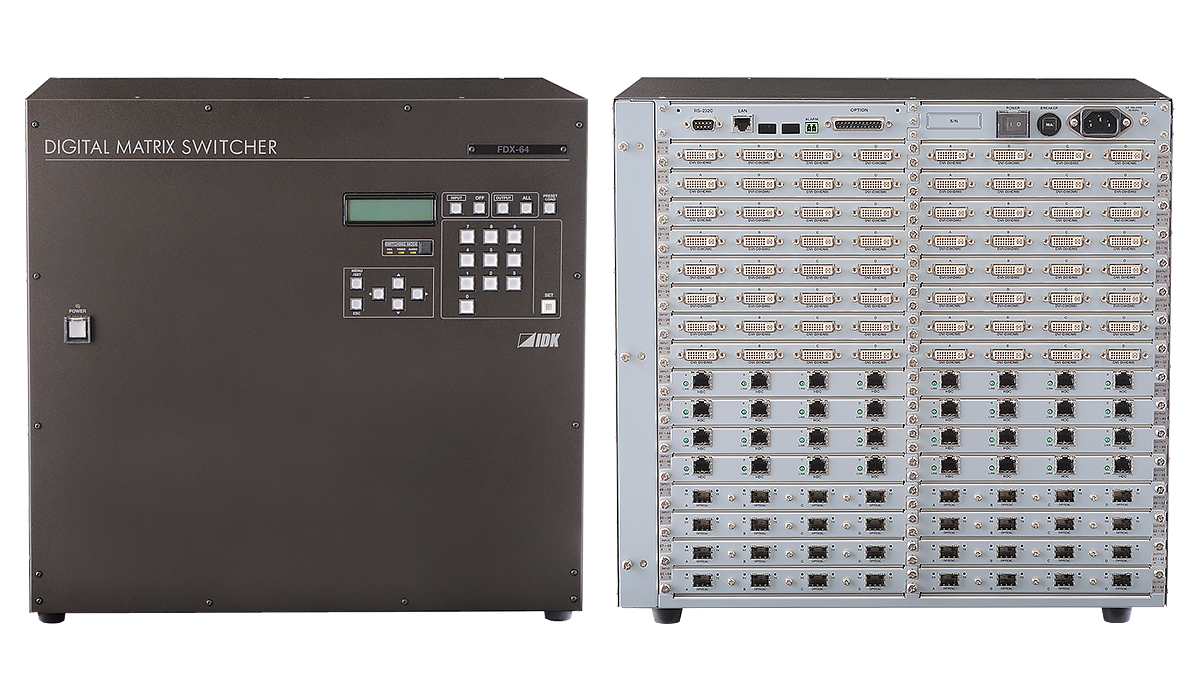 FDX-64 モジュラー型マトリクススイッチャー | 株式会社アイ・ディ
