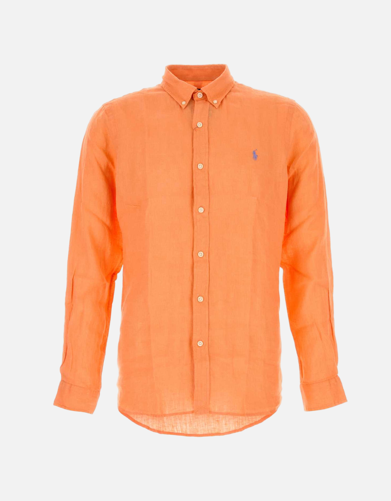 Polo Ralph Lauren Men's Orange Linen Shirt (All New In) IFCHIC.COM