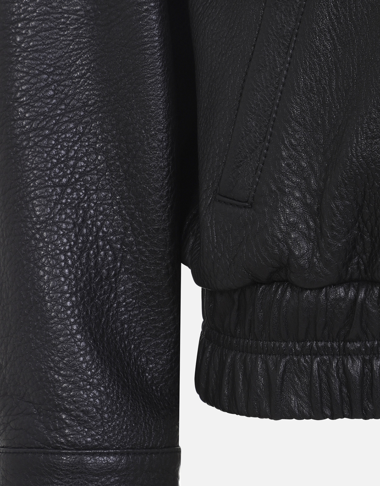 Acne Studios レザー ロゴ ブルゾン ラムレザージャケット (すべての