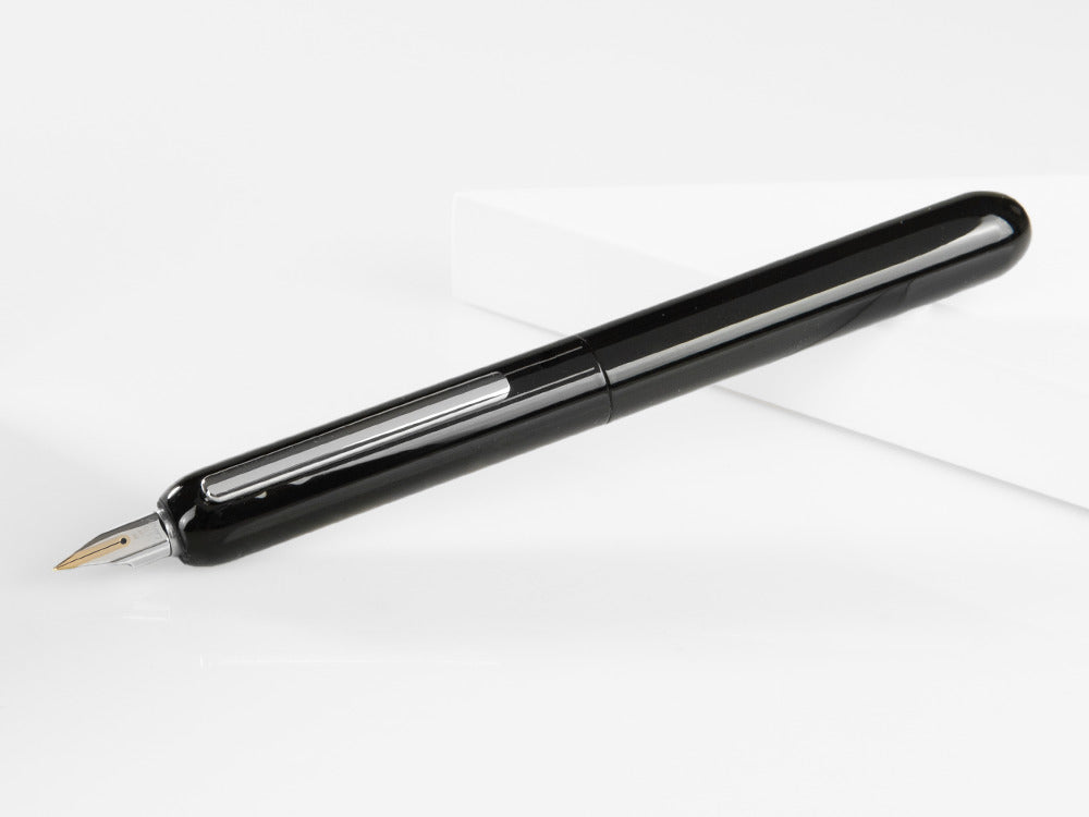 Lamy Dialog 3 Pianoblack Fountain Pen, Platinum-plated, Black