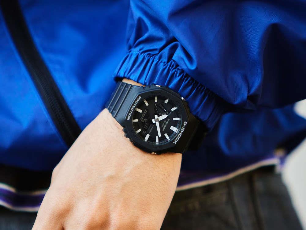 G-SHOCK Casio Classic Quartz Watch, Resin, Black, 48.5 × 45.4mm