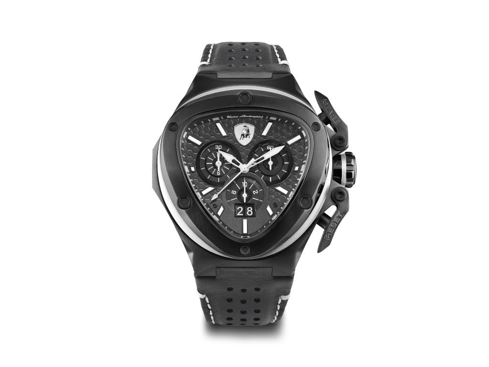 Tonino Lamborghini Spyder X Quartz Watch, Black, 53 mm
