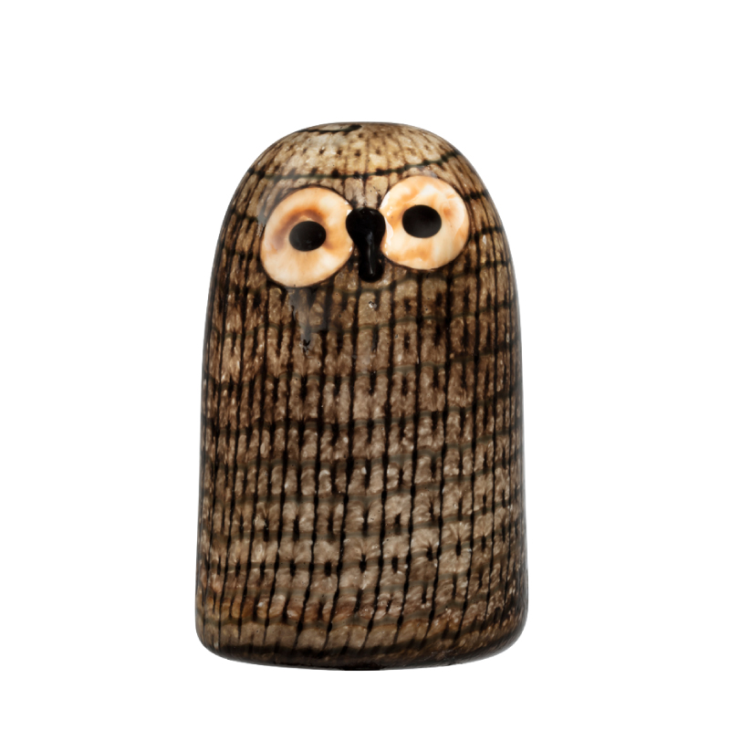 バード バイ トイッカ フクロウ (親) ブラウン｜ イッタラ＆アラビア