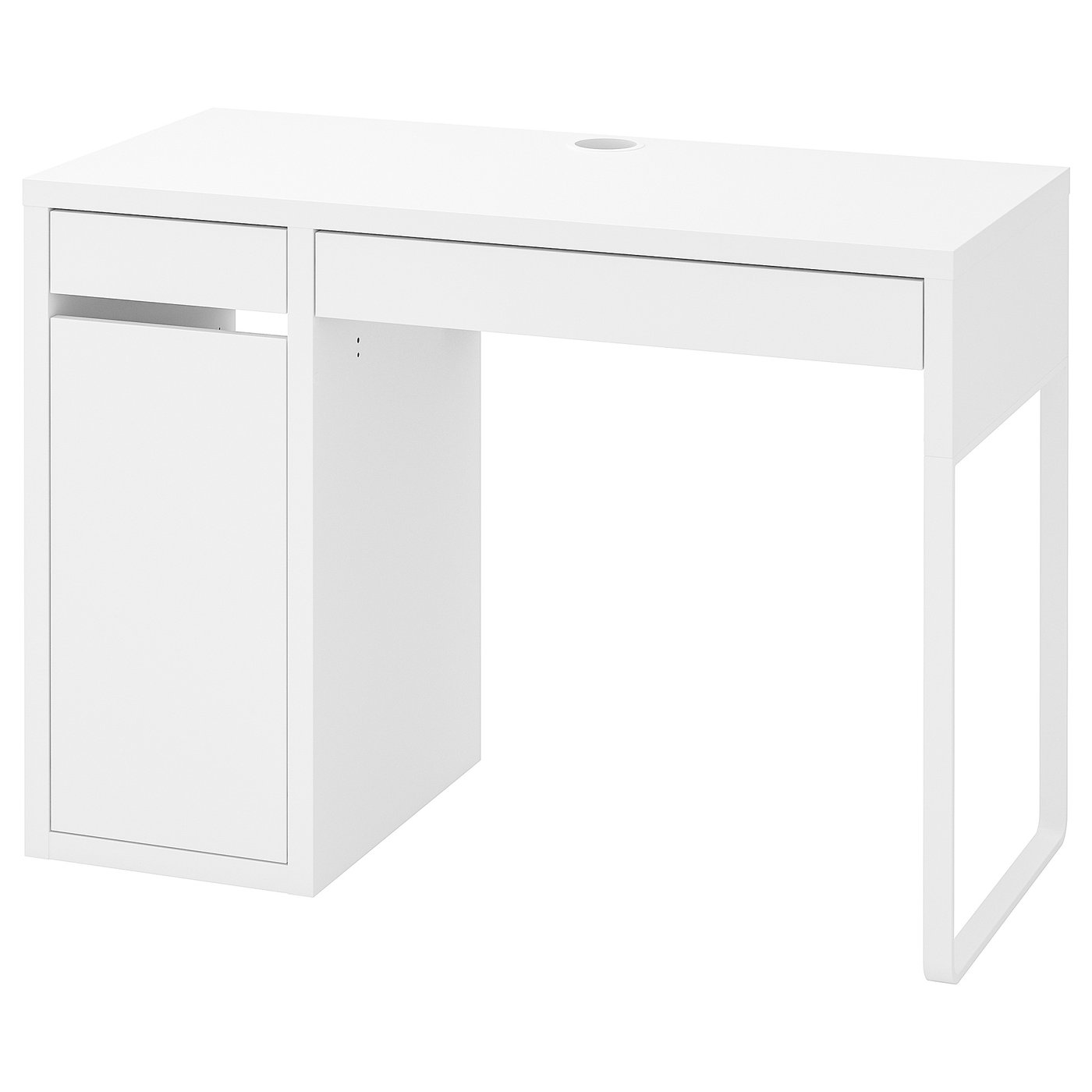 MICKE desk, white, 105x50 cm - IKEA