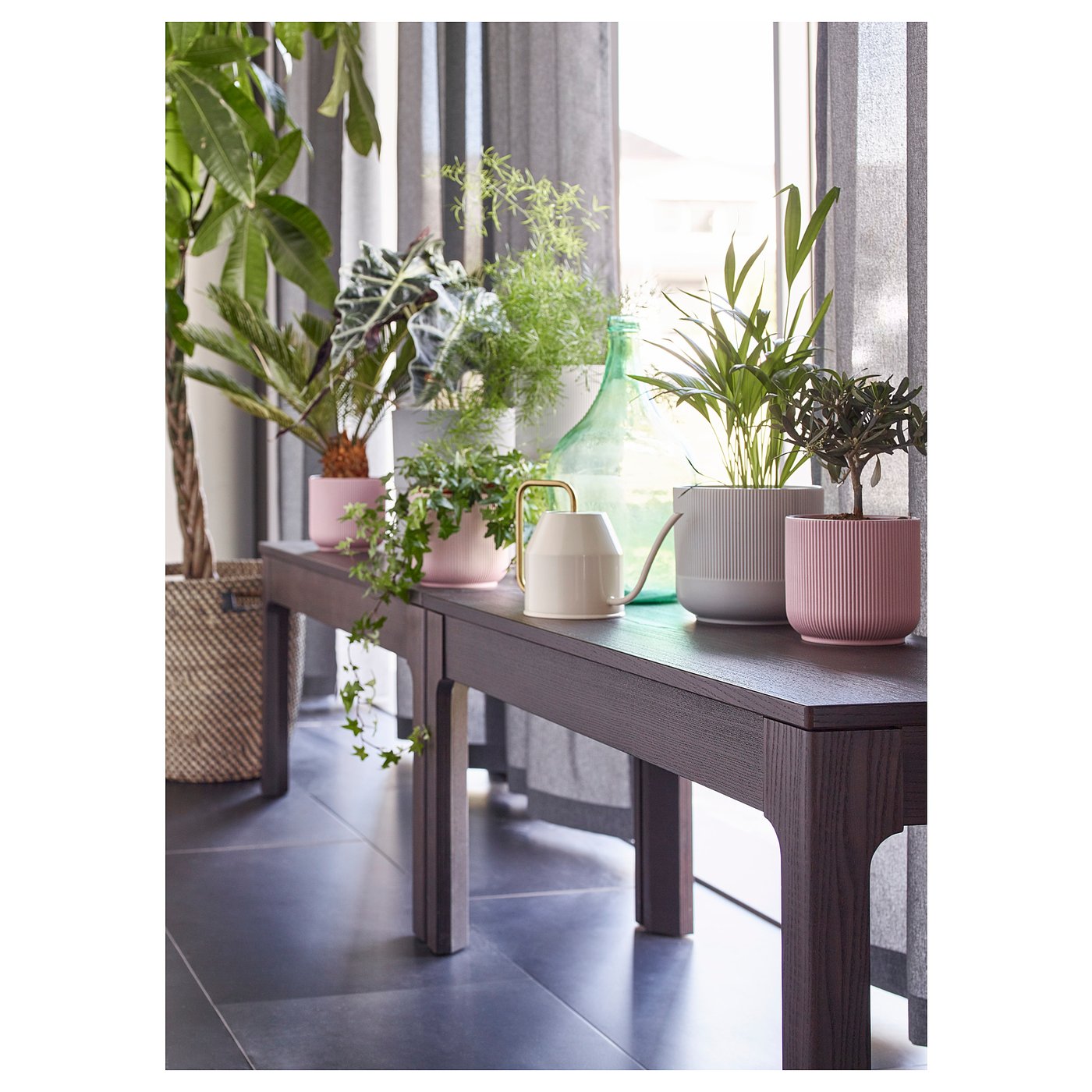 EKEDALEN エーケダーレン ベンチ, ダークブラウン, 105x36 cm - IKEA