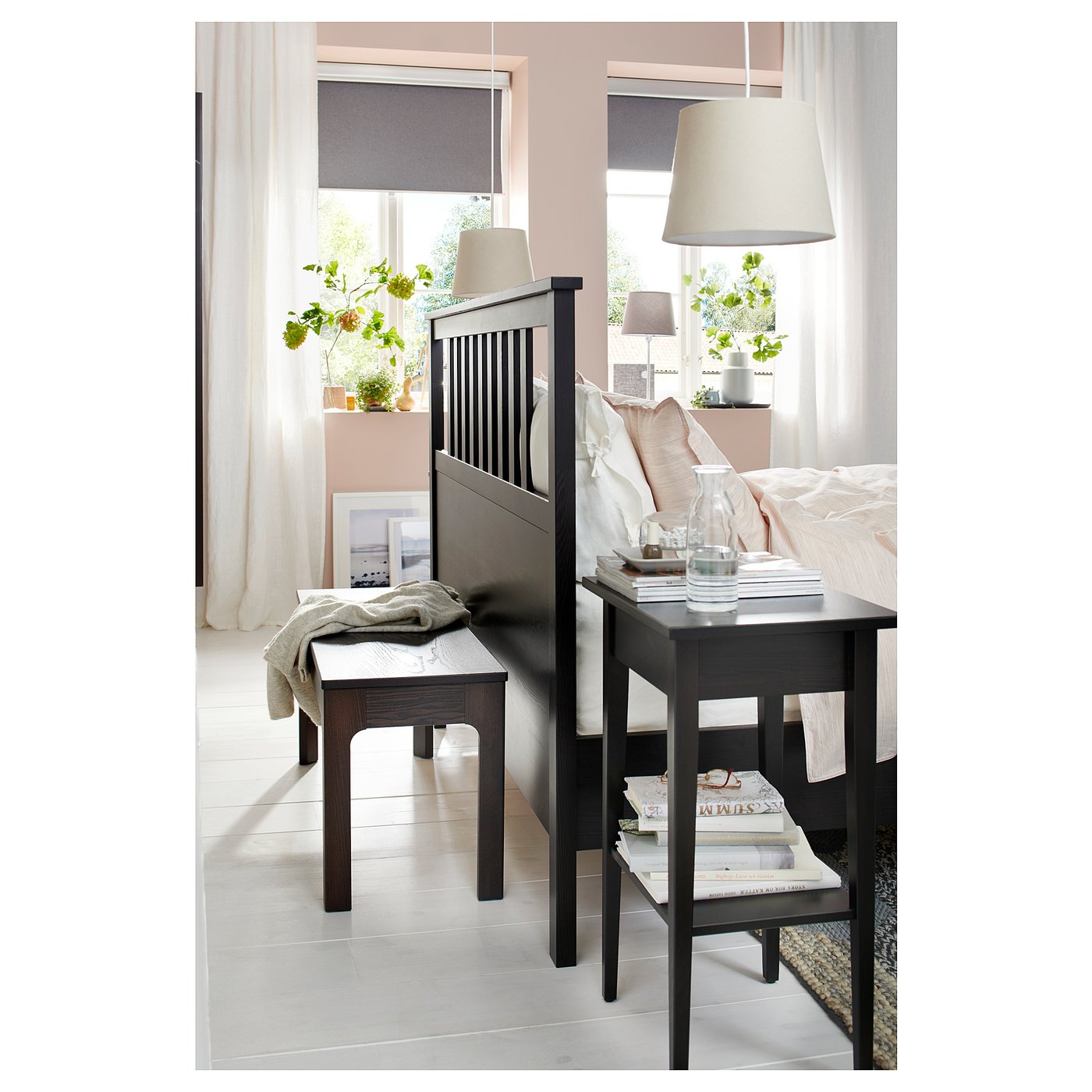 EKEDALEN エーケダーレン ベンチ, ダークブラウン, 105x36 cm - IKEA