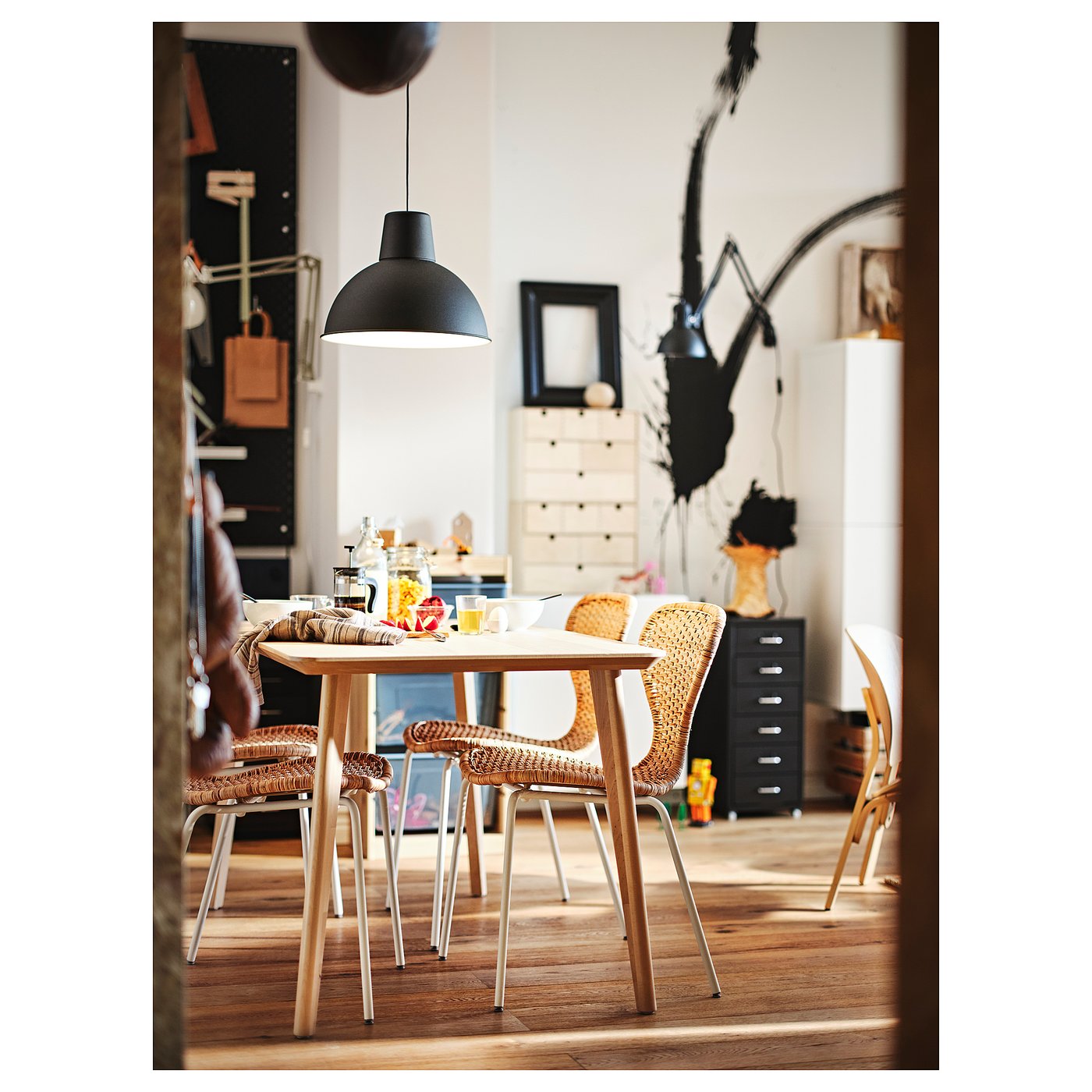 ÄLVSTA エルヴスタ チェア, ハンドメイド 籐/セファスト ホワイト - IKEA