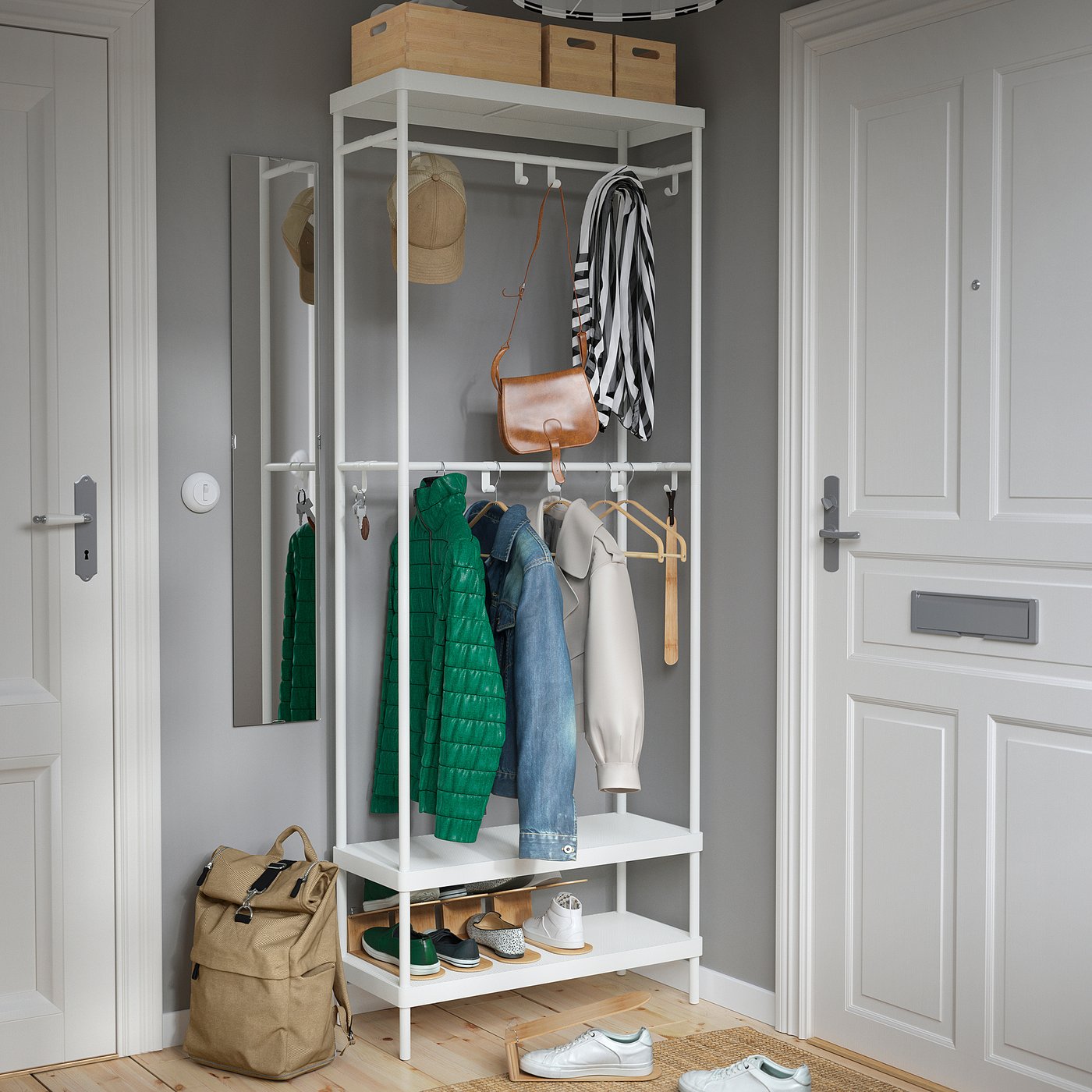 HÖSVANS ホースヴァンス シューズオーガナイザー, 10x16x31 cm - IKEA