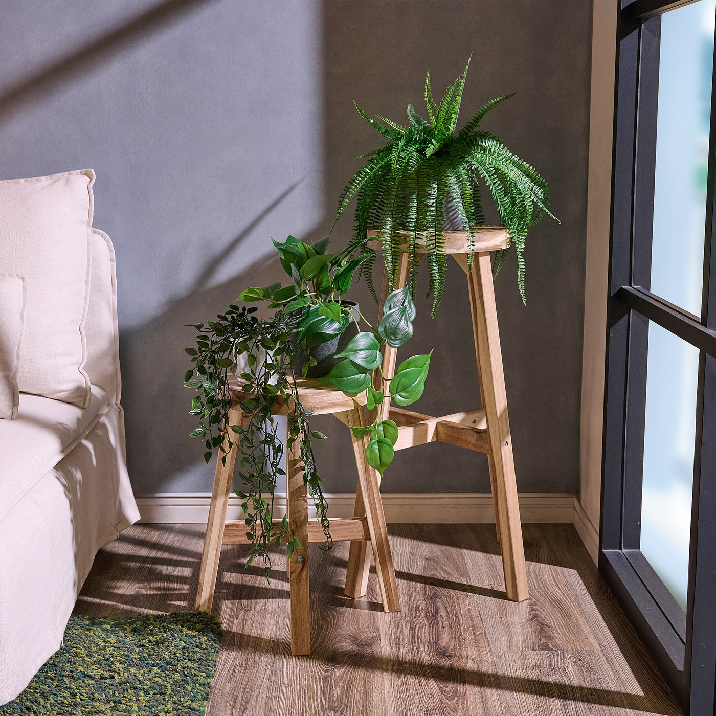 SKOGSTA スコグスタ カウンターチェア, アカシア材, 48x70 cm - IKEA