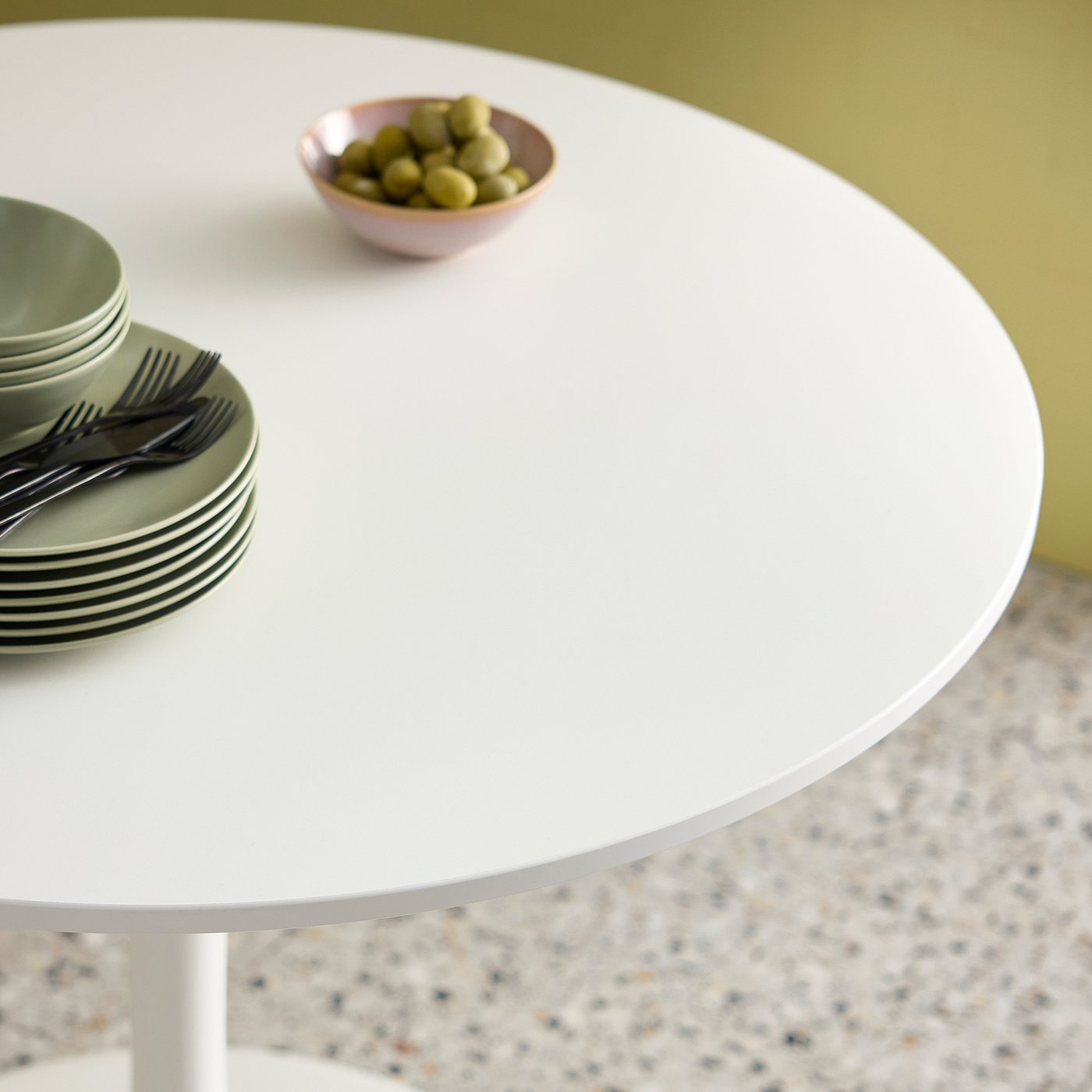 White Round Dining Tables - IKEA