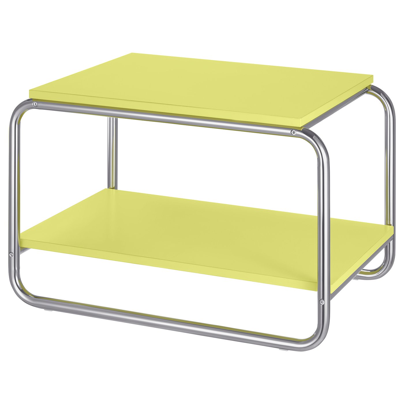 BAGGBODA side table, light yellow, 28x195/8