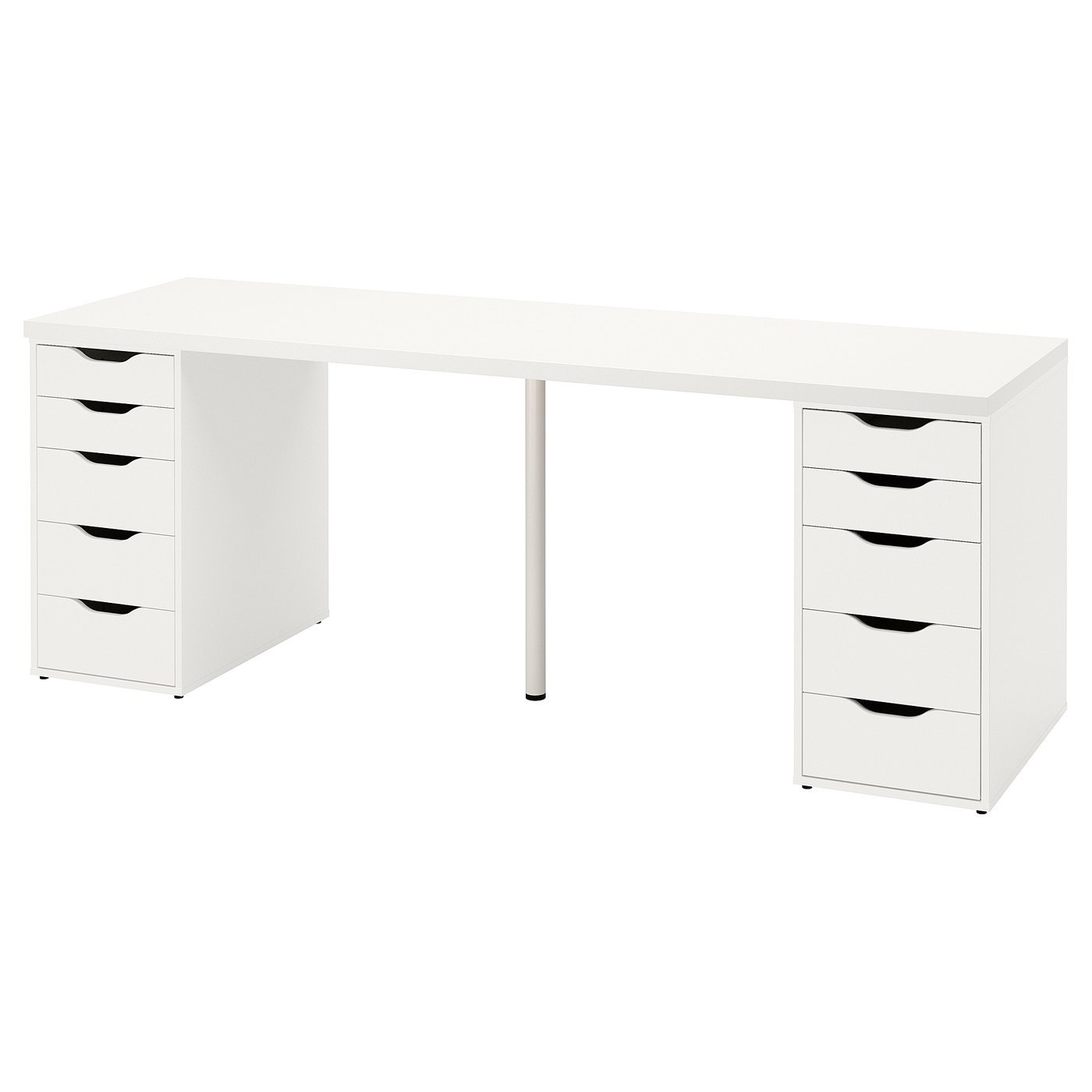 LAGKAPTEN / ALEX desk, white, 783/4x235/8
