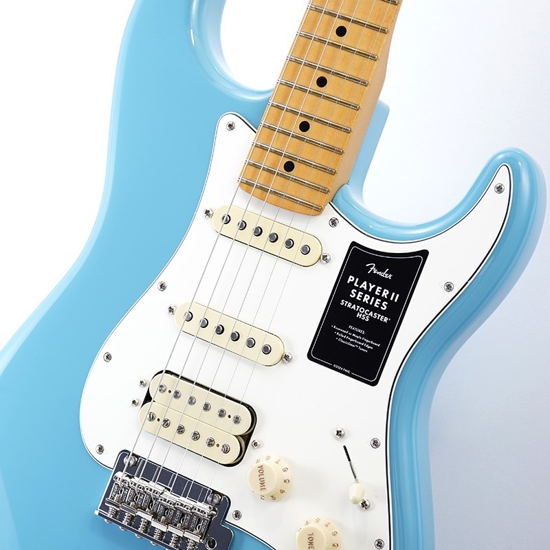 Fender MEX Player II Stratocaster HSS (Aquatone Blue/Maple