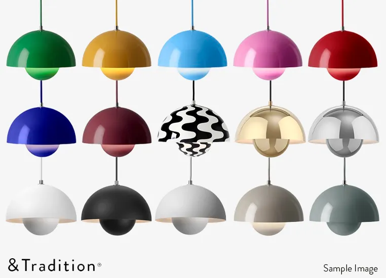 フラワーポットペンダント VP1（コバルト・ブルー） ｜ & TRADITION