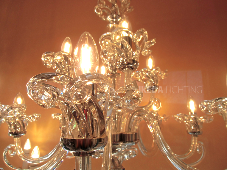 ボヘミアンクリスタル シャンデリア 12灯 | イケダセレクション