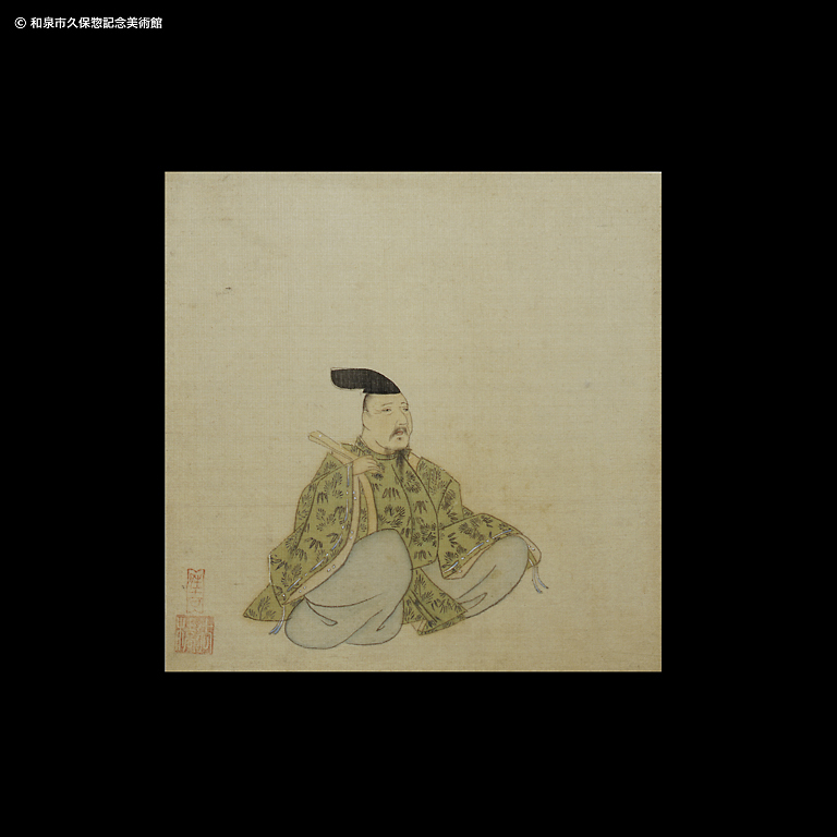 三十六歌仙画帖 藤原仲文｜デジタルミュージアム｜和泉市久保惣記念美術館