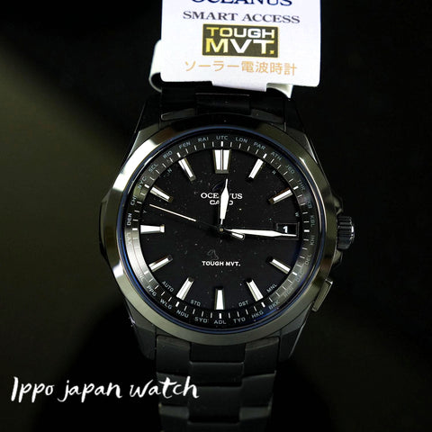 Casio Men's OCEANUS 3-Hand Model Solar Radio Watch OCW-S100B-1AJF