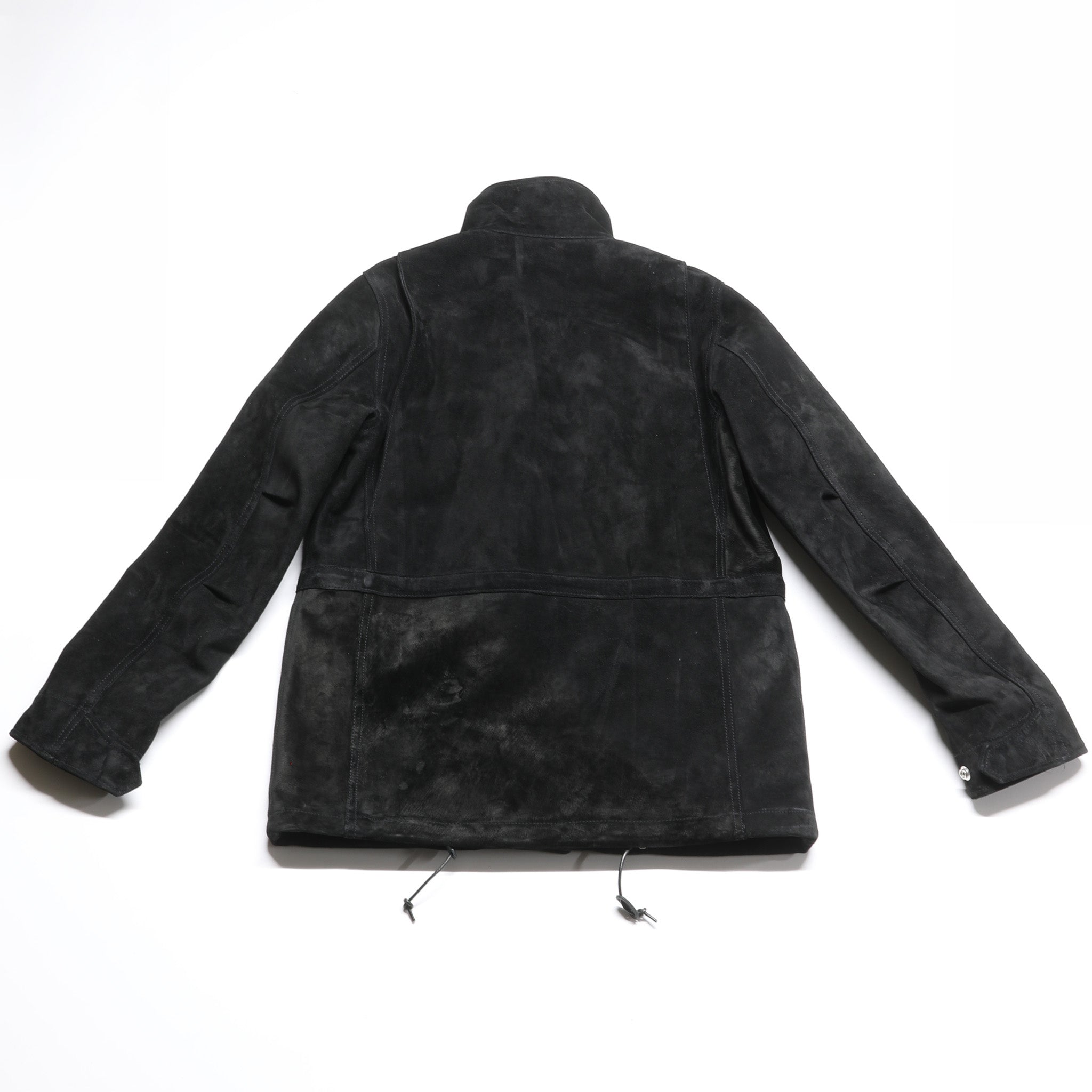 ホースハイドスウェードレザーM-65タイプジャケット／ブラック – IRON