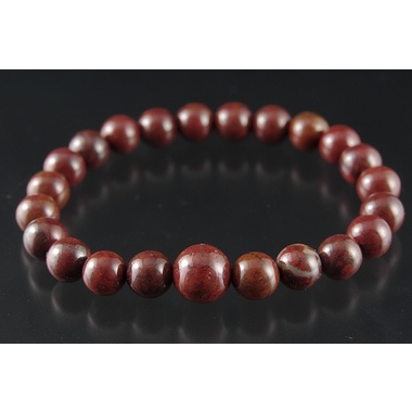 佐渡の赤玉石 8mmブレスレット 天然石ブレス販売 名取貴石 天然石