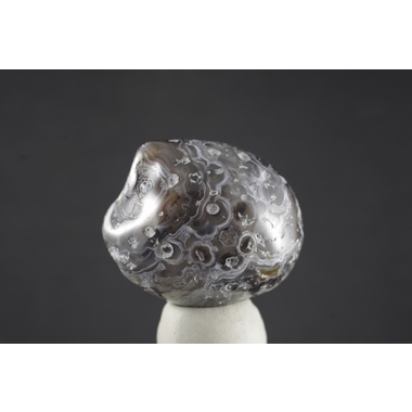 水入り瑪瑙 丸磨き 53g 天然石販売 名取貴石 天然石・国産原石の