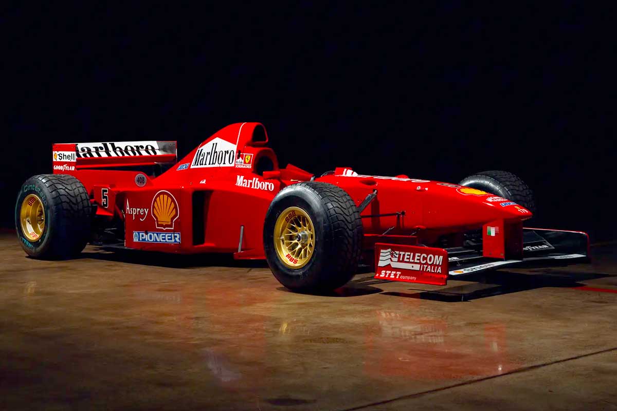 ミハエル・シューマッハがドライブしたF1フェラーリに最高750万ユーロ