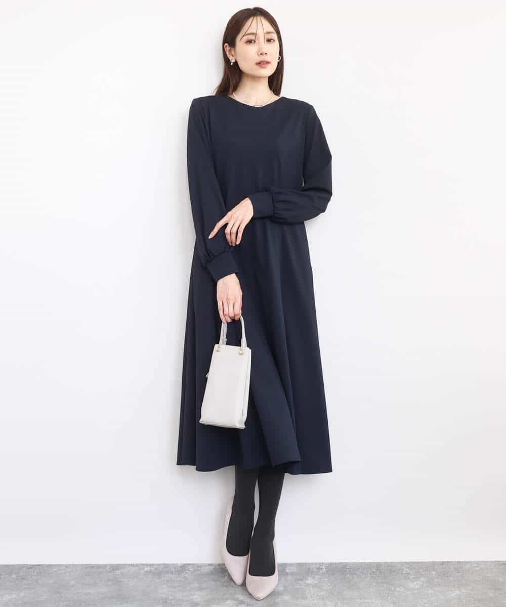 ツイルジャージーワンピース/洗える(ワンピース) | MK MICHEL KLEIN(MK