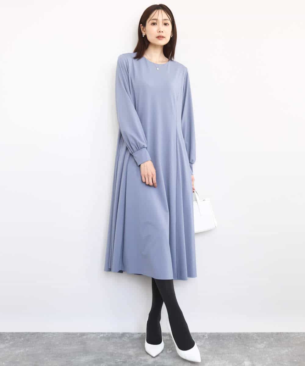 ツイルジャージーワンピース/洗える(ワンピース) | MK MICHEL KLEIN(MK