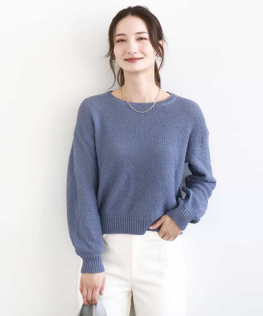 鹿の子編みニット/洗える(ニット・セーター) | MK MICHEL KLEIN(MK