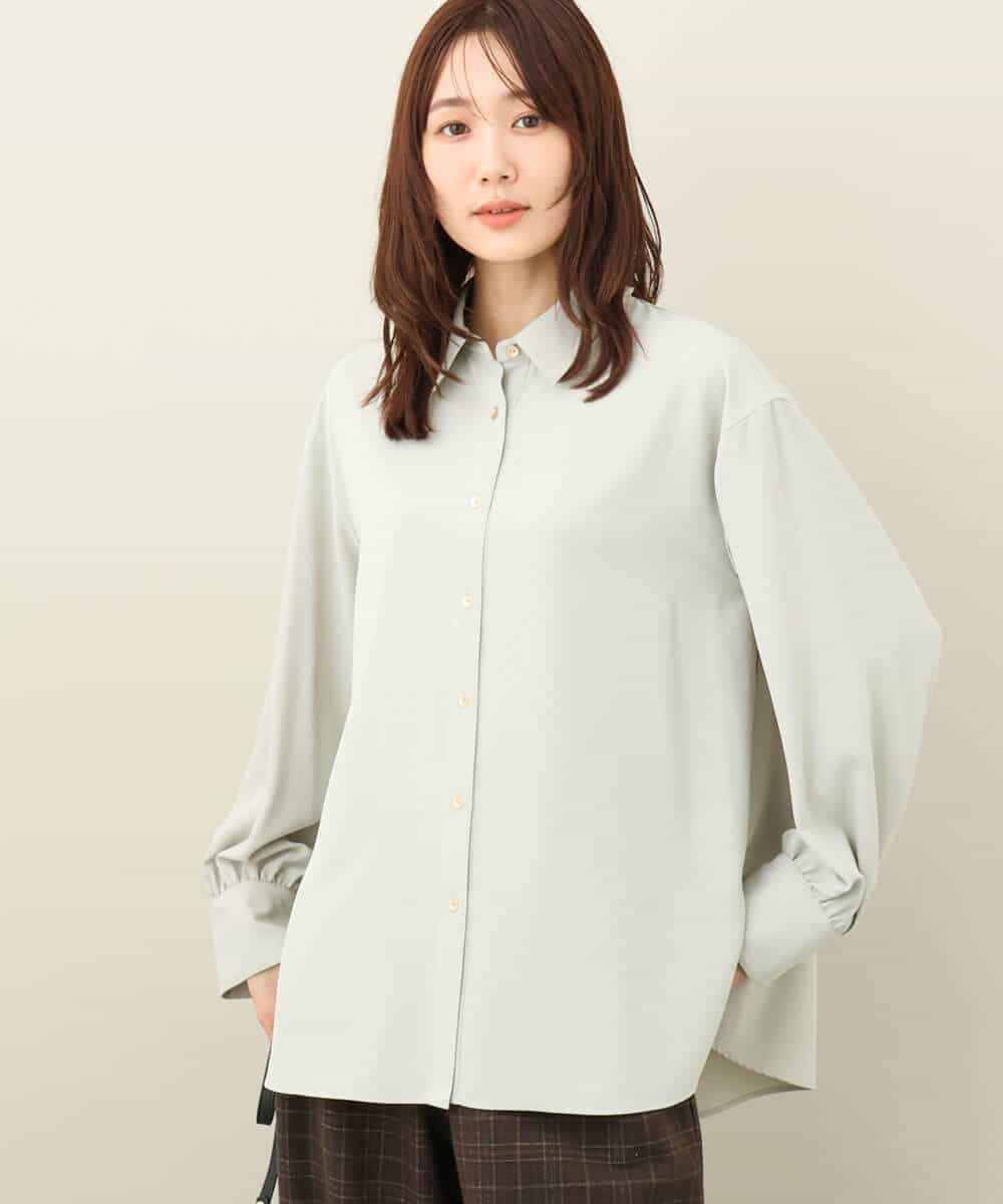 メタル釦シャツブラウス/洗える(ブラウス・シャツ) | MK MICHEL KLEIN