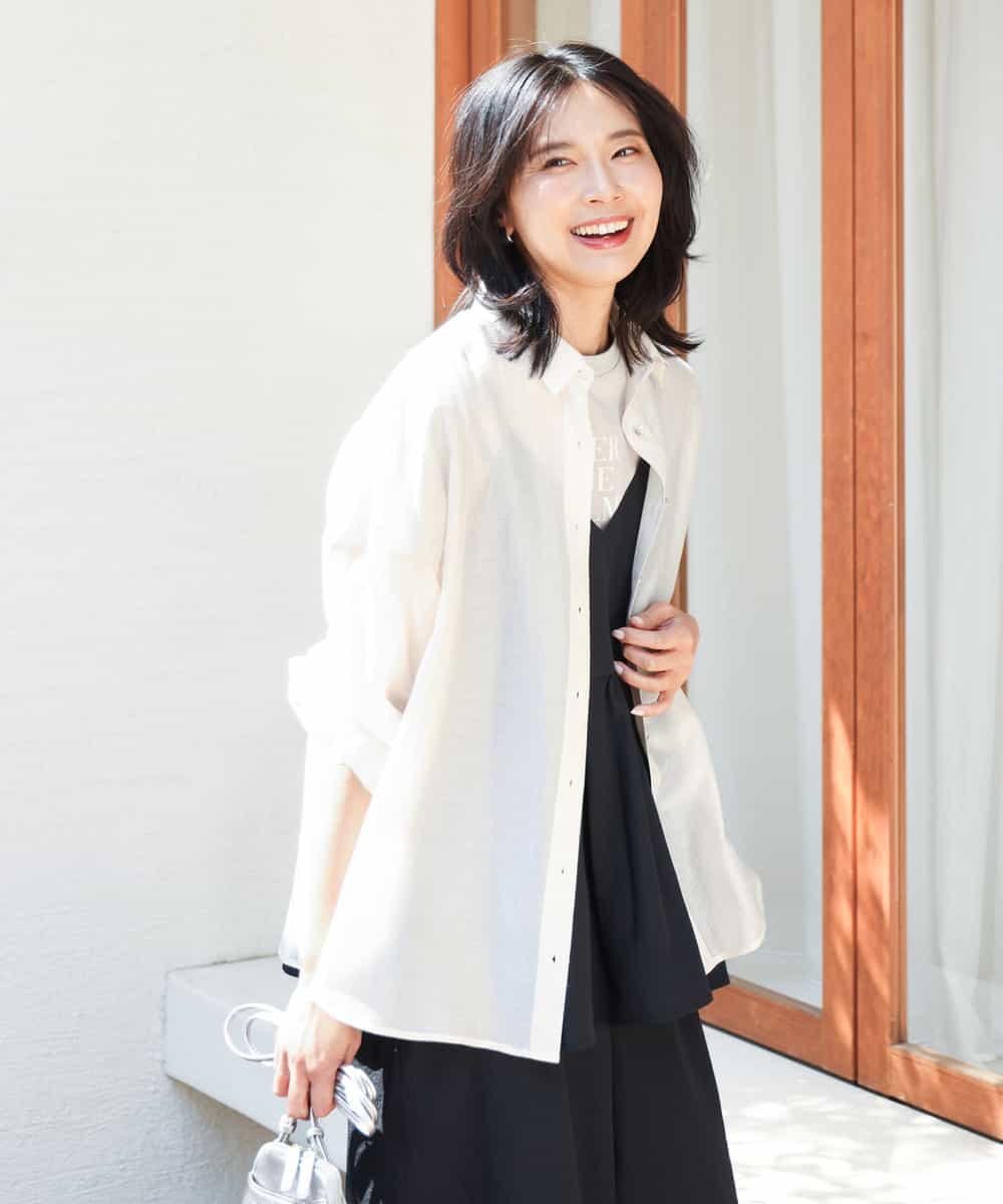 シアーシャツブラウス/洗える(ブラウス・シャツ) | MK MICHEL KLEIN(MK