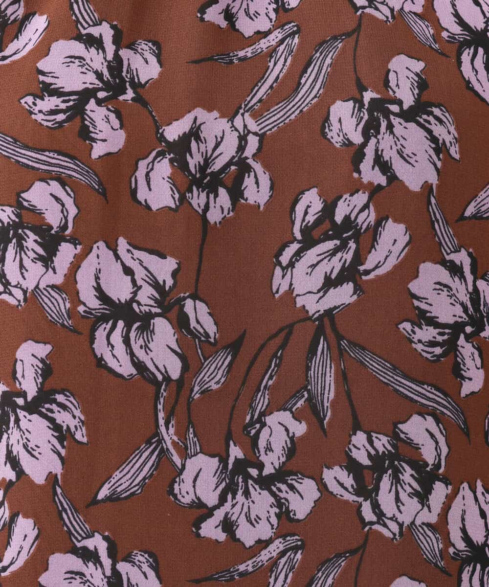 モダンフラワープリントブラウス/洗える(ブラウス・シャツ) | MK