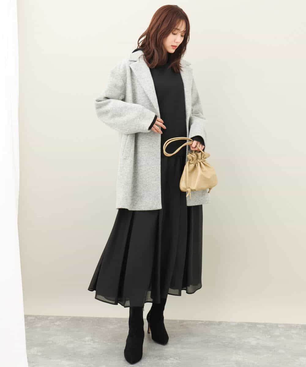 スライバーラメミドル丈コート(その他のコート・ブルゾン) | MK MICHEL