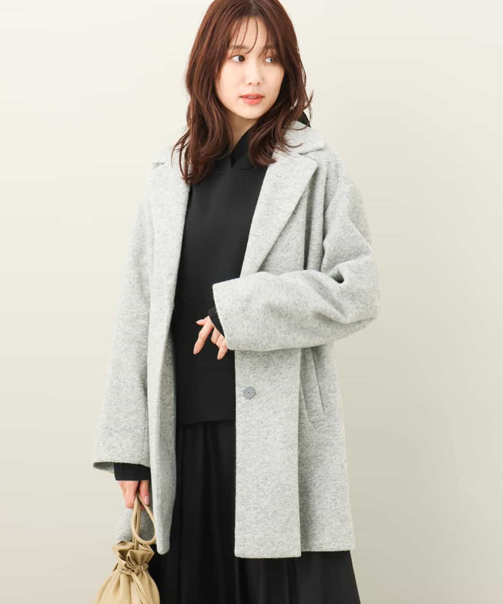 スライバーラメミドル丈コート(その他のコート・ブルゾン) | MK MICHEL