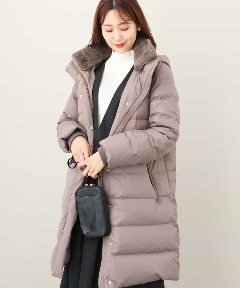 ベーシックタフタロングダウンコート(ダウンジャケット・コート) | MK