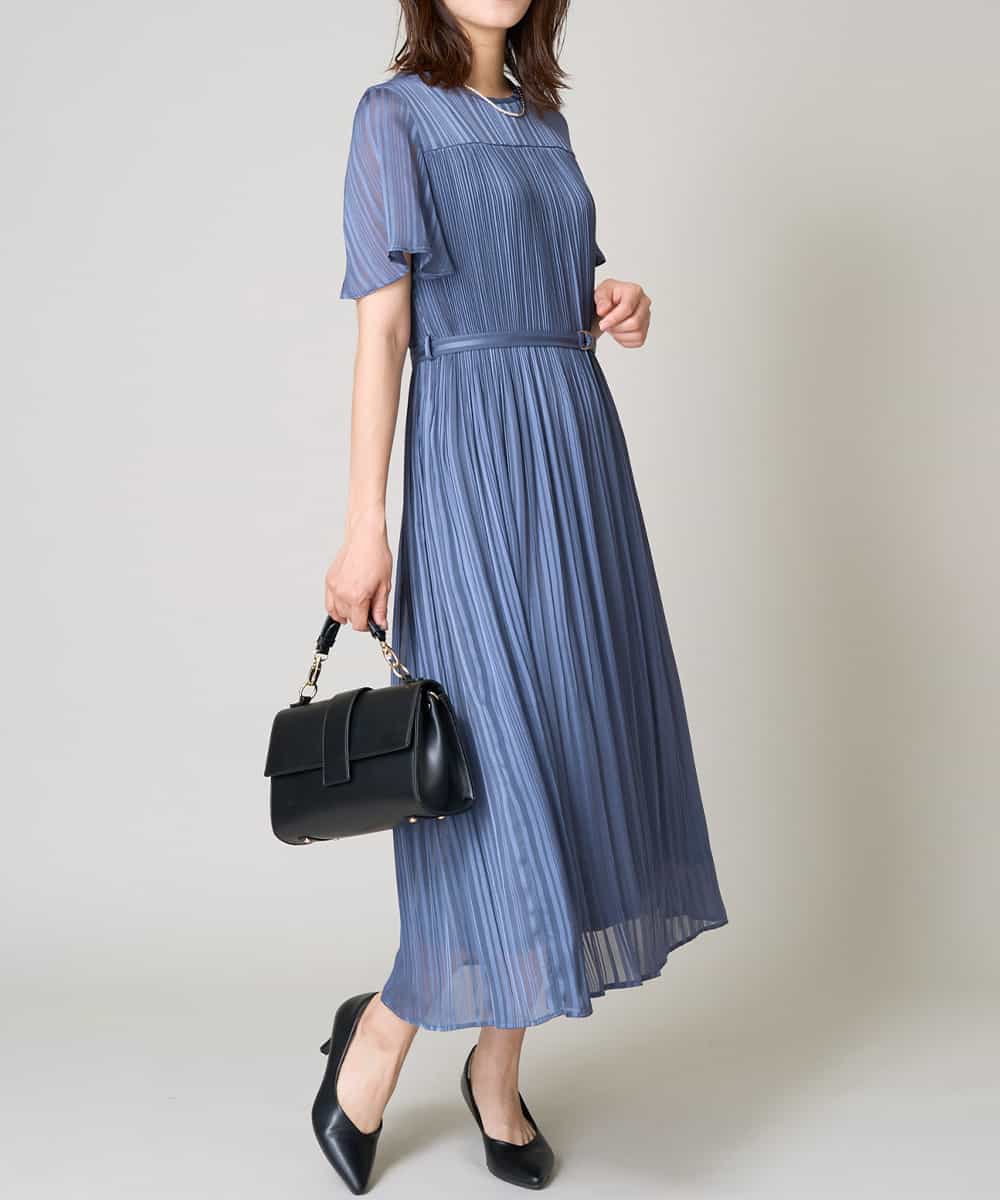 洗える】ランダムプリーツワンピース(ワンピース) | a.v.v(アー・ヴェ