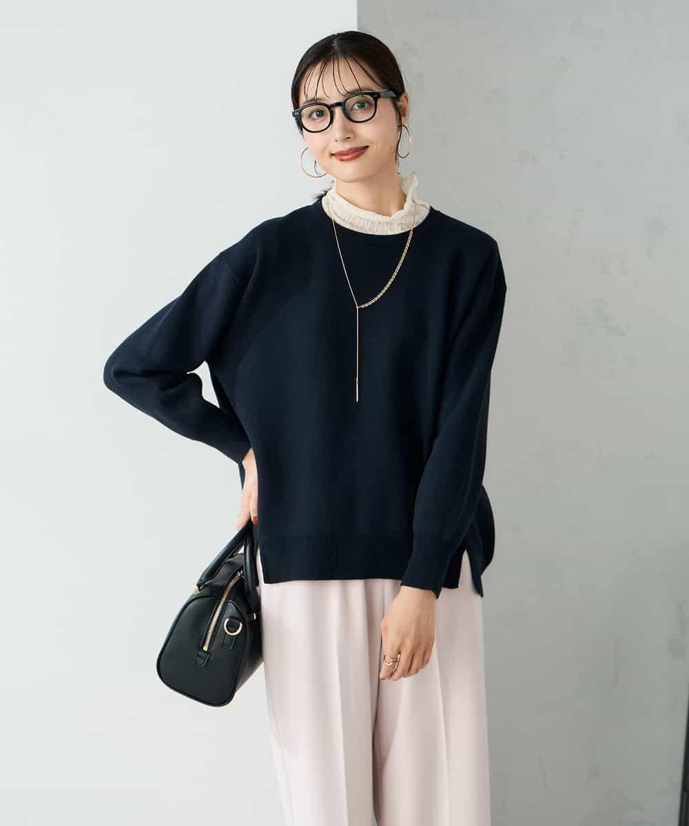 スウェットライクニット(ニット・セーター) | a.v.v(アー・ヴェ・ヴェ