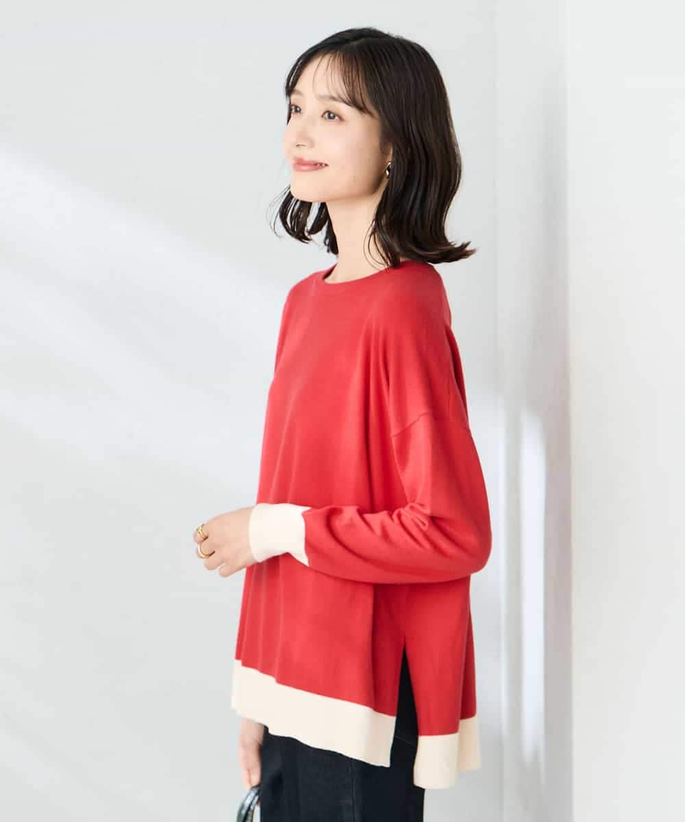 バイカラーニット【新色追加】(ニット・セーター) | a.v.v(アー・ヴェ