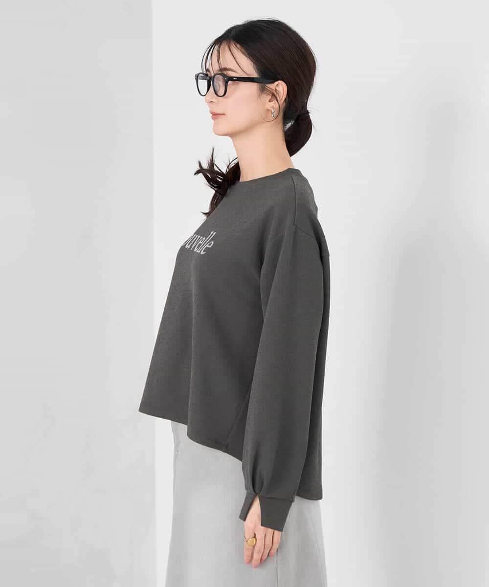 フロッキープリントプルオーバー(カットソー・Tシャツ) | a.v.v(アー