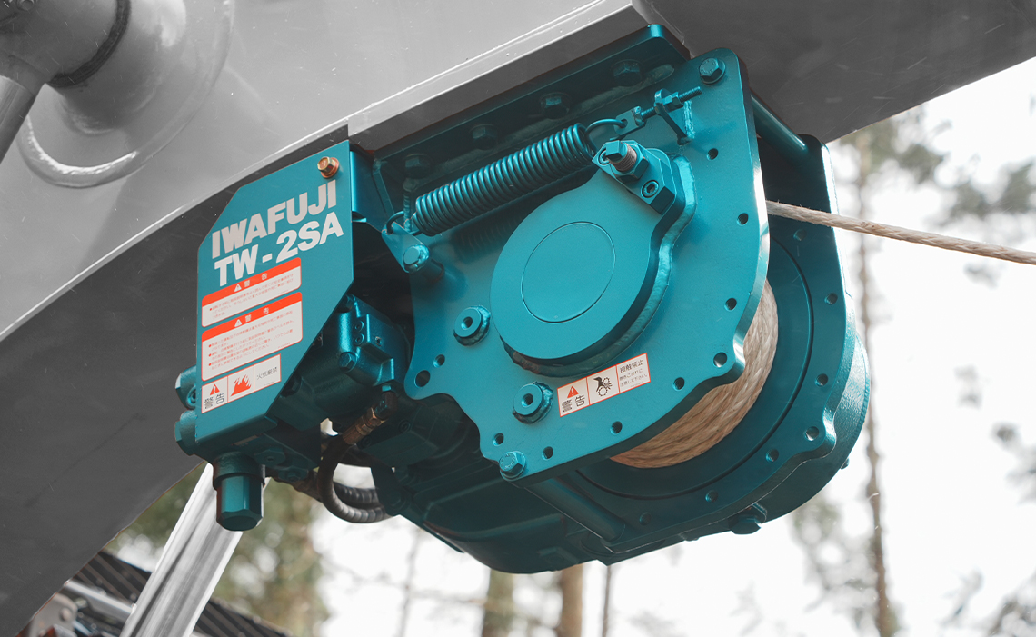 木寄せウインチ（集材機械） | イワフジ工業株式会社