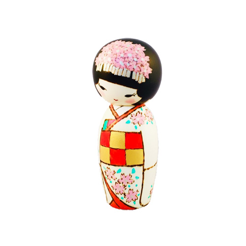 Japanese Kokeshi doll Hime sama - j-okini - Products from Japan