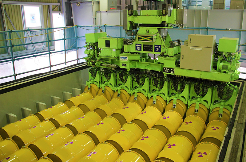 低レベル放射性廃棄物埋設センター2号廃棄物埋設施設の廃棄体定置完了