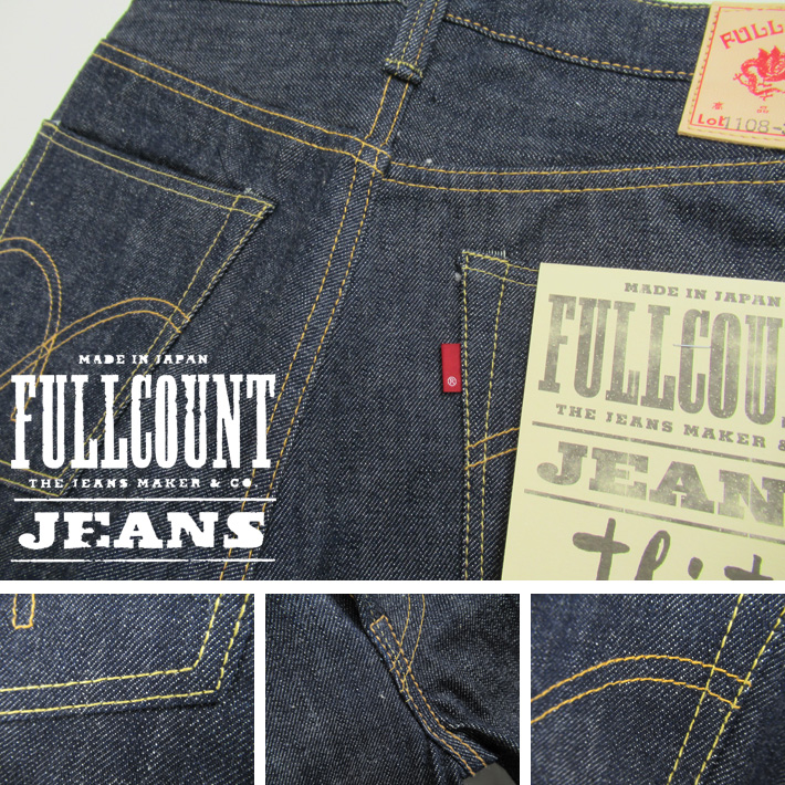 FULLCOUNT フルカウント 1108 30周年 ステッチありバージョン SLIM