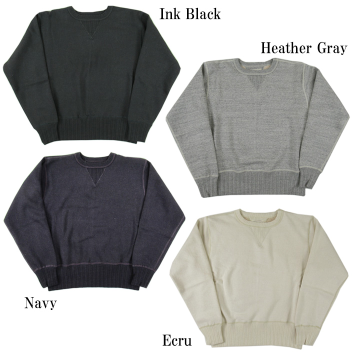 FULLCOUNT フルカウント スウェットシャツ DOUBLE V SET IN SLEEVE