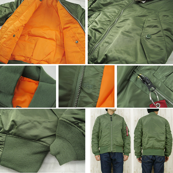 ALPHA アルファ MA-1 JAPAN SPEC フライトジャケット 20004 -JOE-