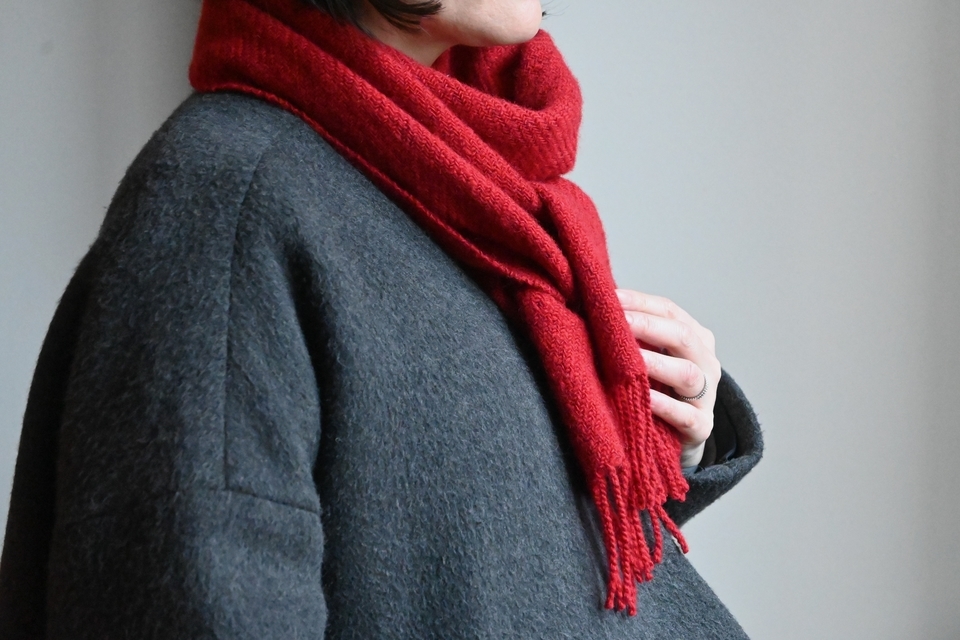 みちのくあかね会 赤いマフラー - ウェブショップ - jokogumo - よこぐも