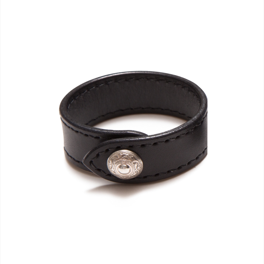 ANTIDOTE BUYERS CLUB/Leather Wristband（Black） - JONAS
